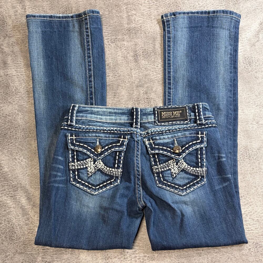 Miss Me Embroidered Bootcut Jeans